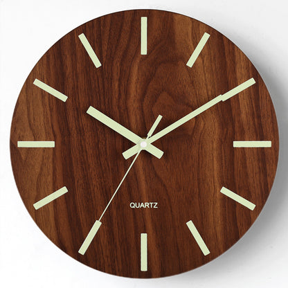 Orologio da parete Legno numeri neon