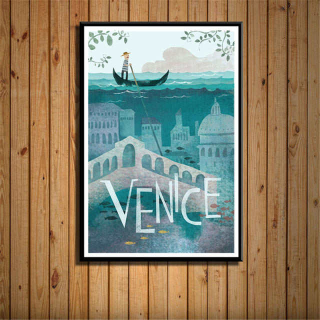 Quadro paesaggio nordico