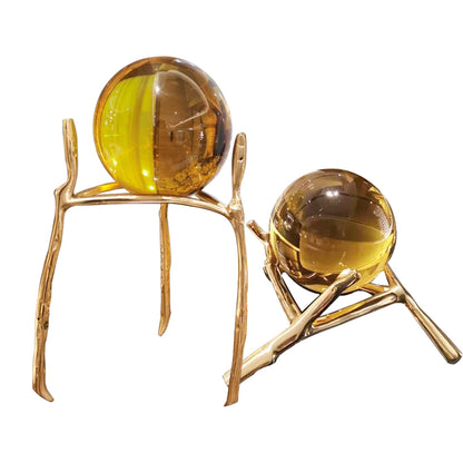Sfera decorativa in cristallo