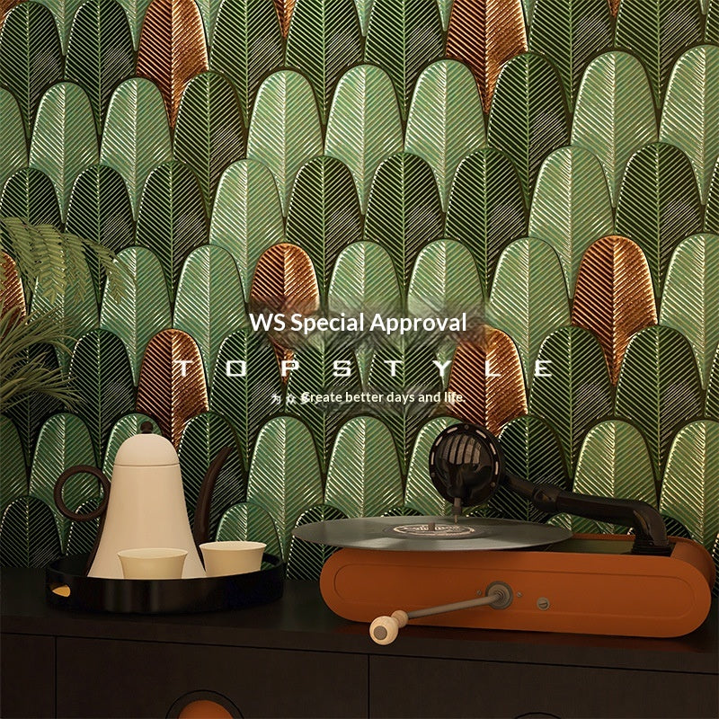 Piastrelle Mosaico Piume