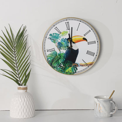 Orologio da parete Cervo fiori