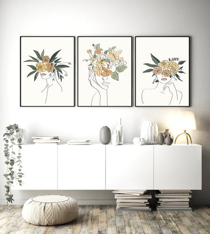 Quadro floreale nordico