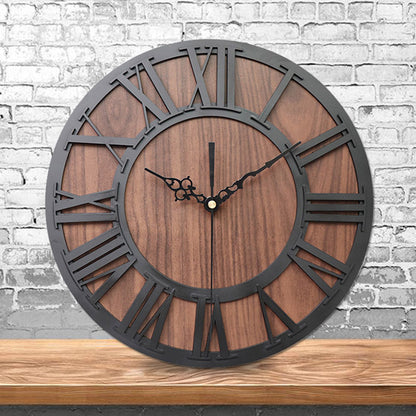 Orologio da parete Gatto su wc leggendo