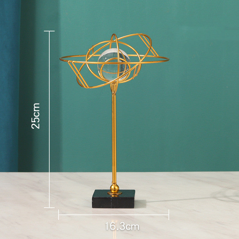 Sfera di cristallo decorativa