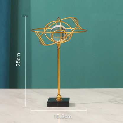 Sfera di cristallo decorativa