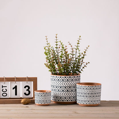 Vasi geometrici in ceramica