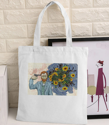 Borsa tela multicolore stampe varie