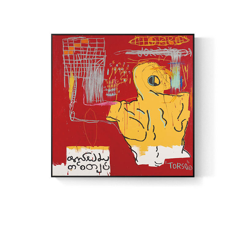 Quadro graffiti stile industriale