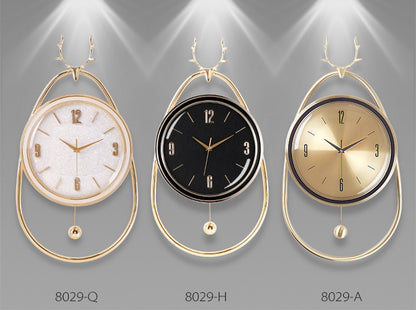 Orologio da parete Cervo dorato