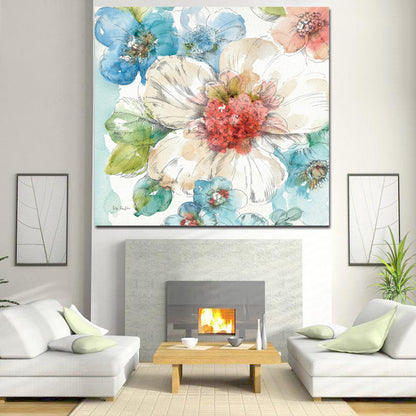 Quadro floreale acquerello