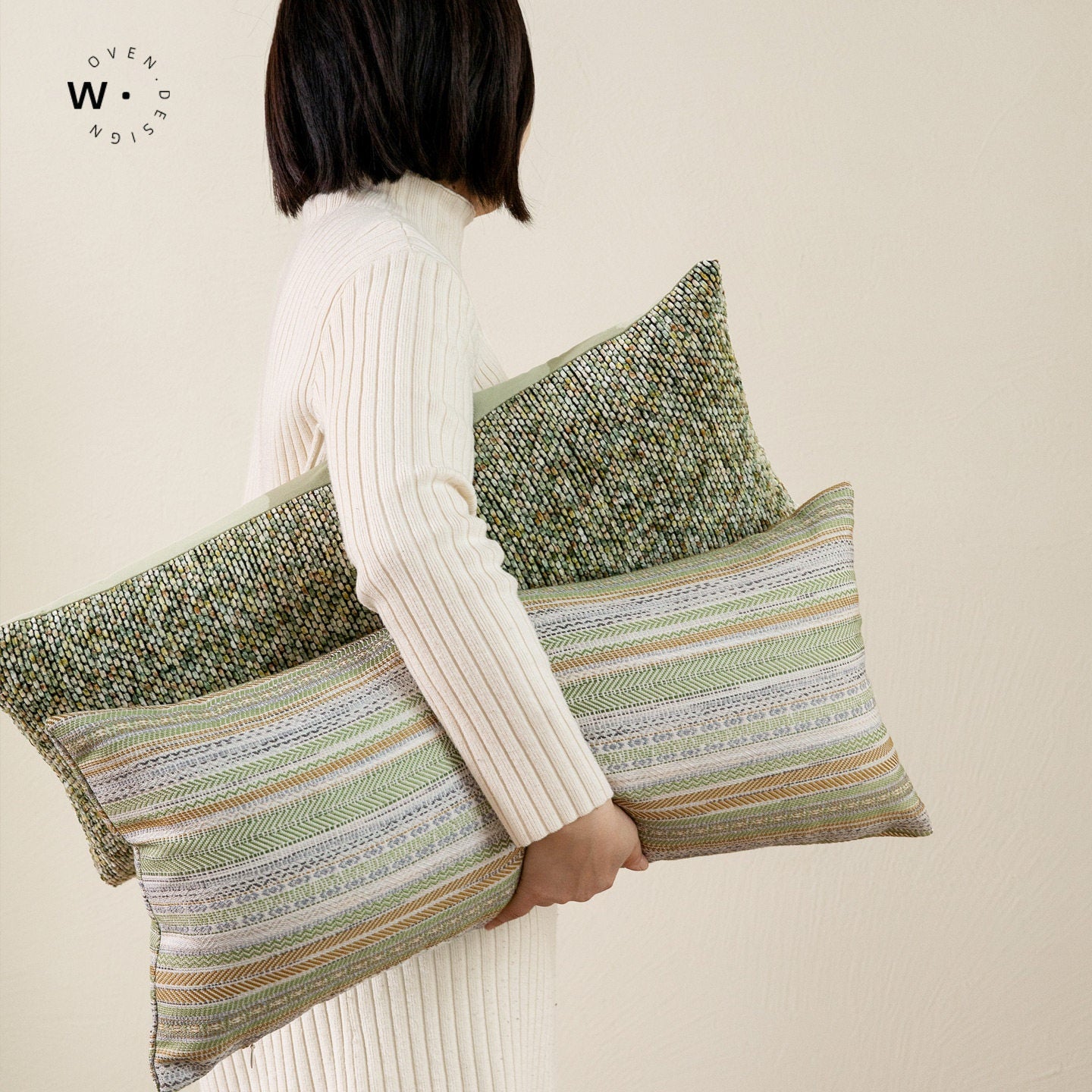 Cuscino arredo verde