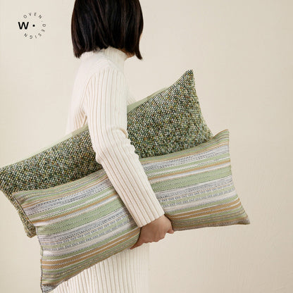 Cuscino arredo verde