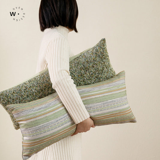 Cuscino arredo verde