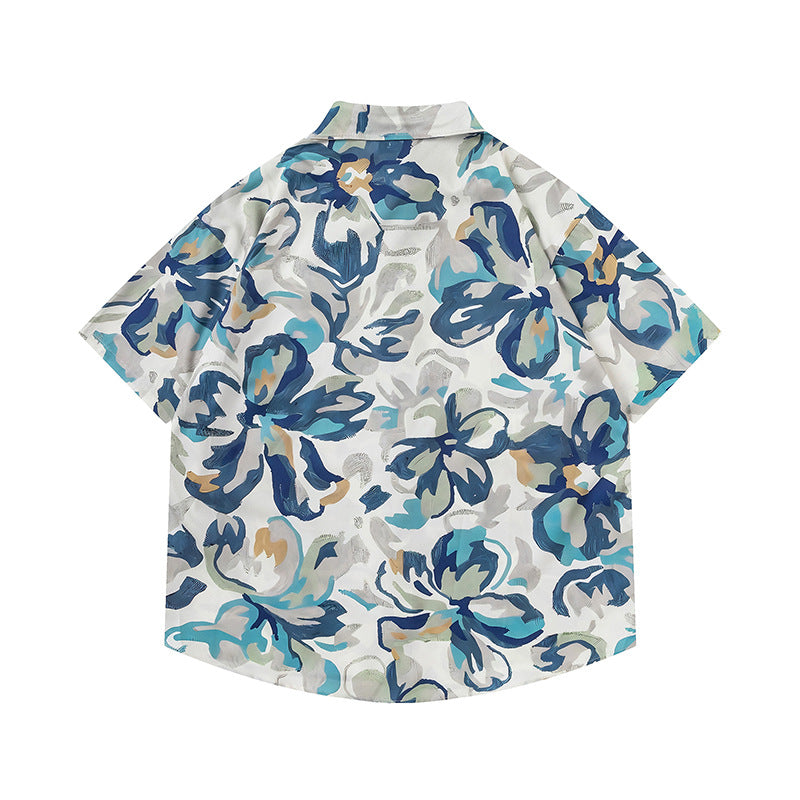 Camicia uomo stampa fiori