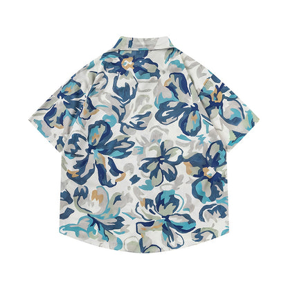 Camicia uomo stampa fiori