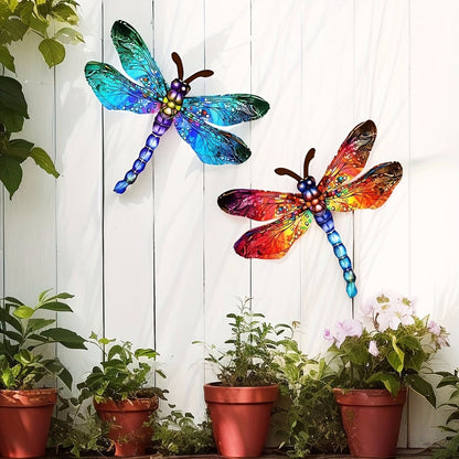 Decorazione libellula metallo