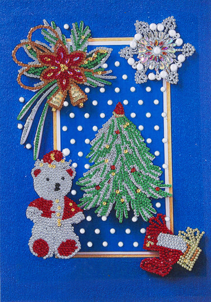 Quadro diamanti floreale