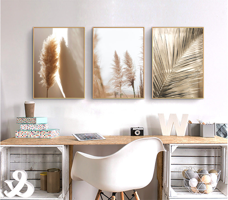 Quadro canne dorate