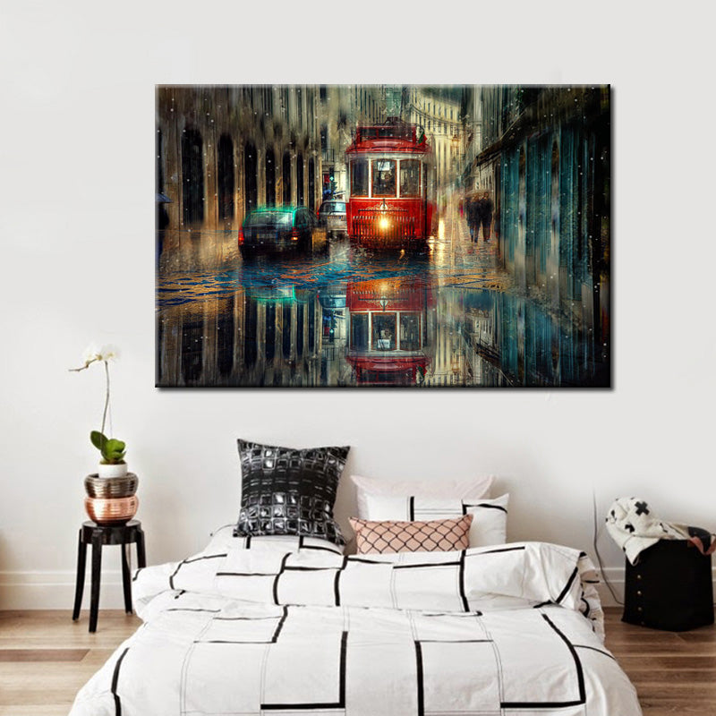 Quadro astratto urbano