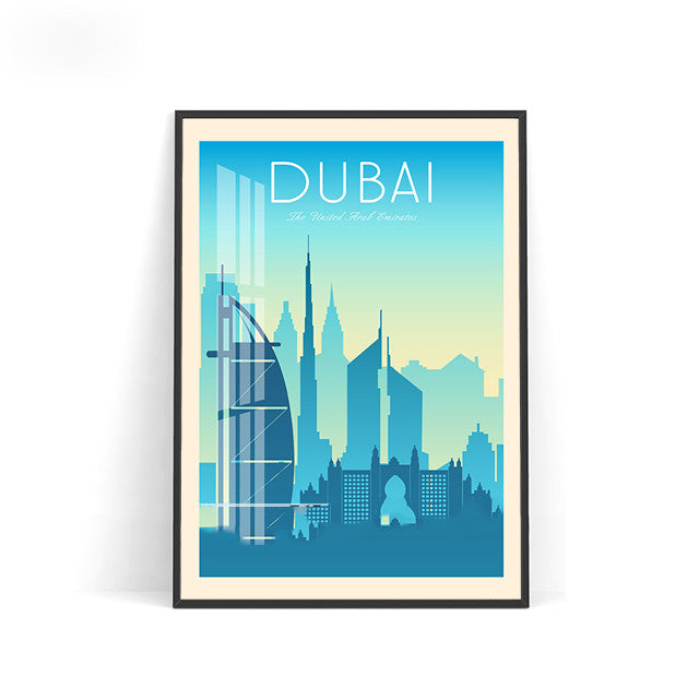 Quadro tela tema viaggio