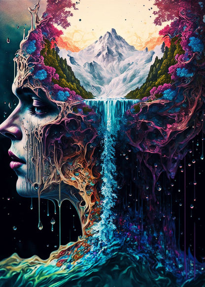 Quadro Donna Acqua