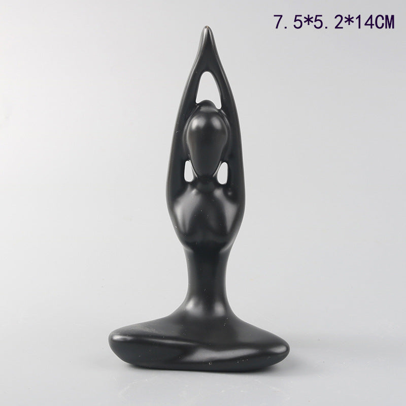 Scultura ragazza yoga