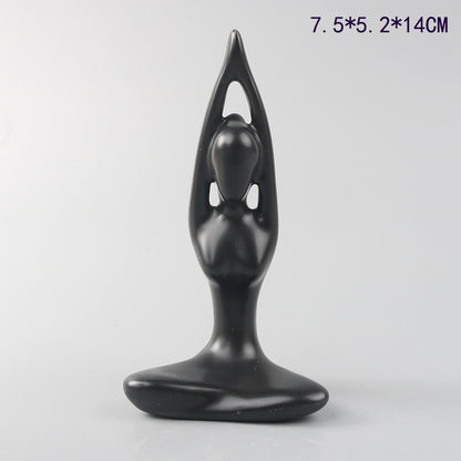 Scultura ragazza yoga