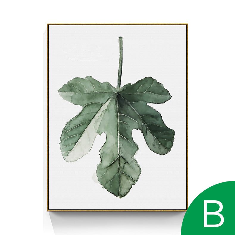 Quadro foglie verdi