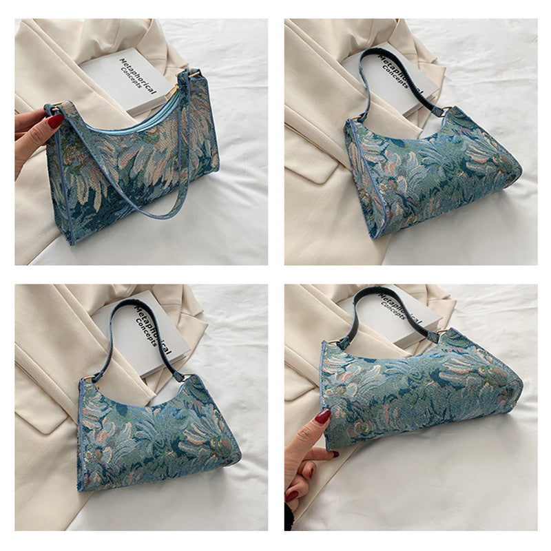 Borsa Tracolla Dipinta