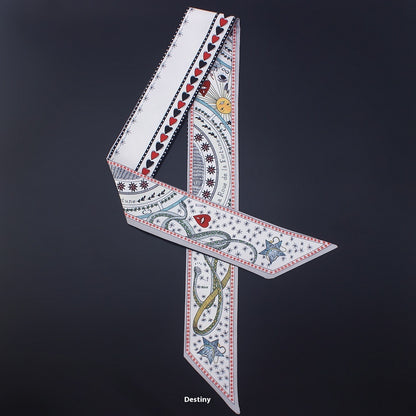 Foulard seta tarocchi