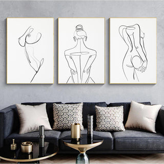Quadro corpo lineare