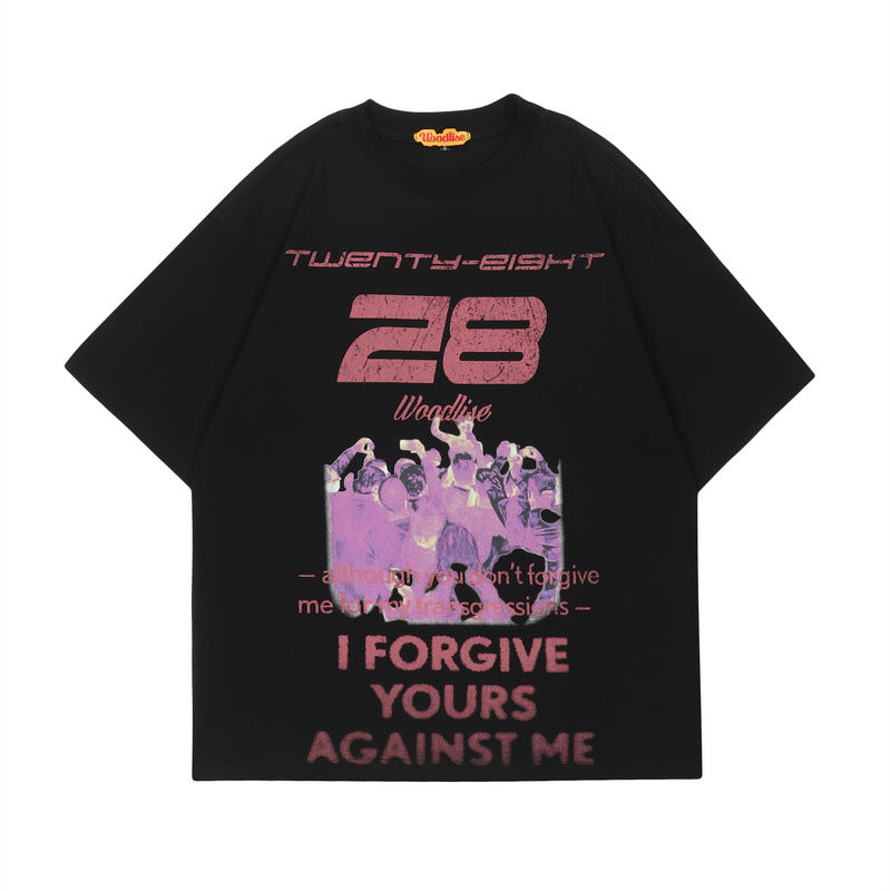 T-shirt stampa astratta