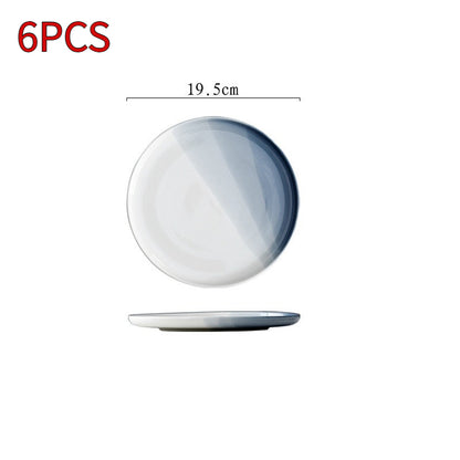 Piatto ceramica gradiente