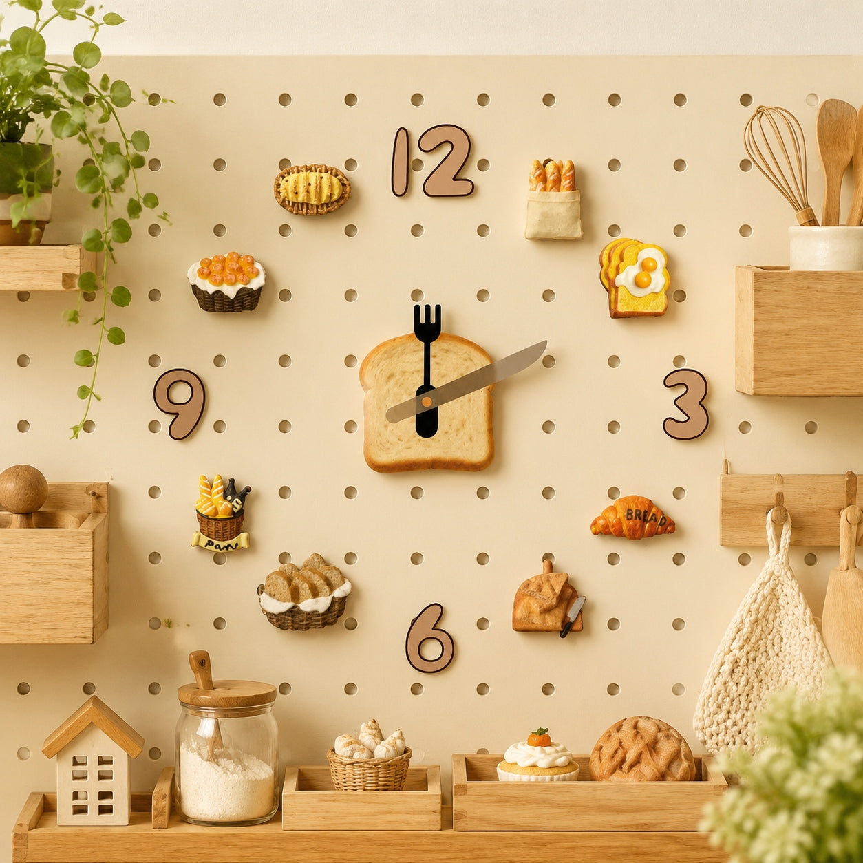 Orologio da parete Panetteria magnetico