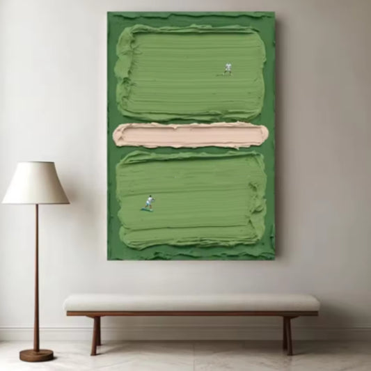 Poster Forme geometriche verdi