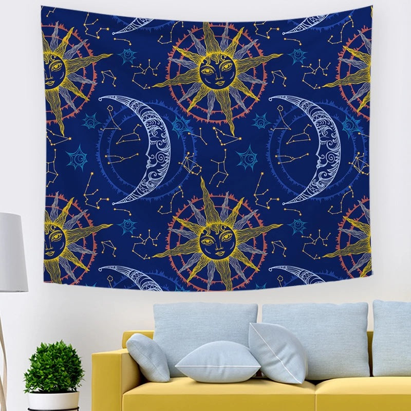 Tappeto Sole Luna Stelle