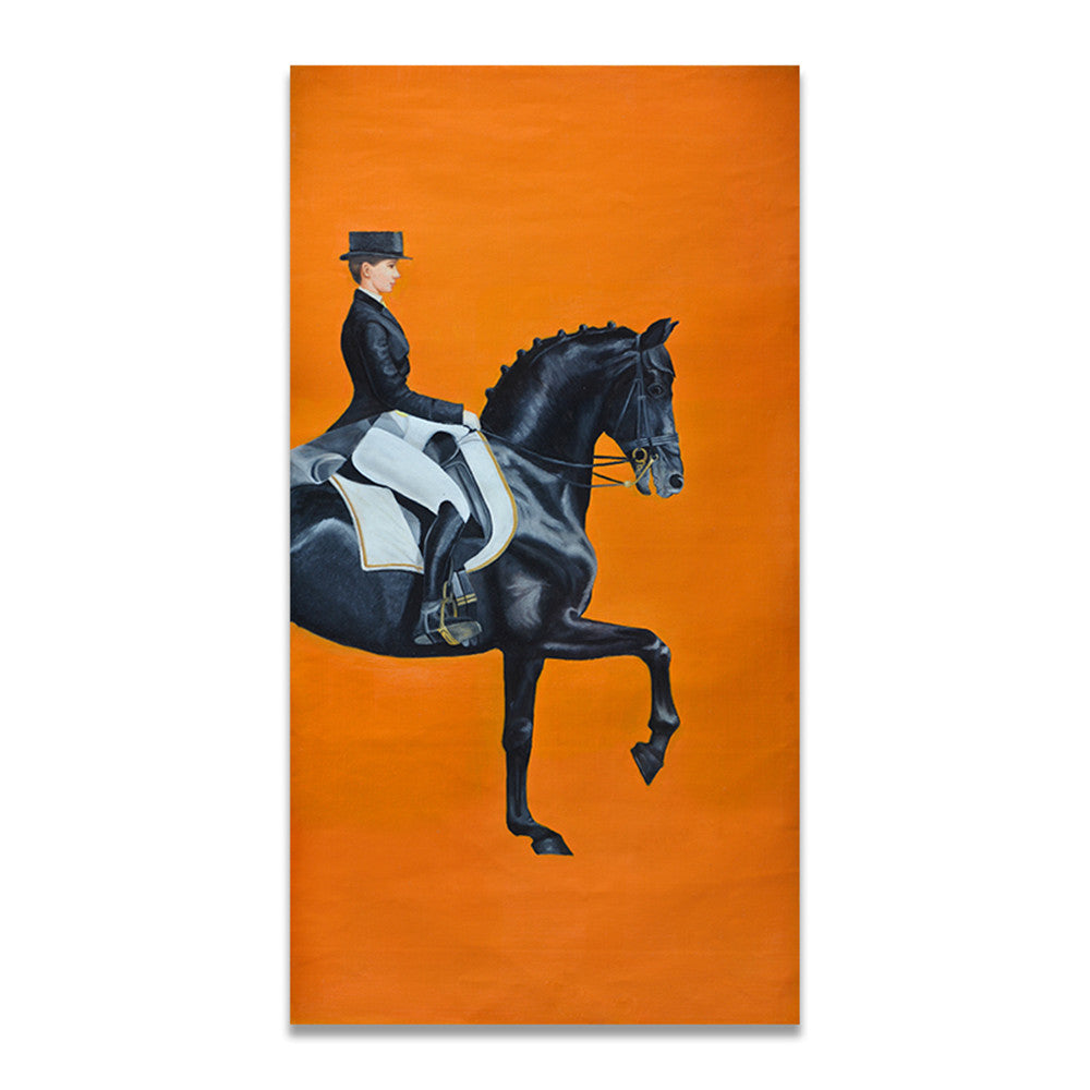Quadro Cavallo Arancione