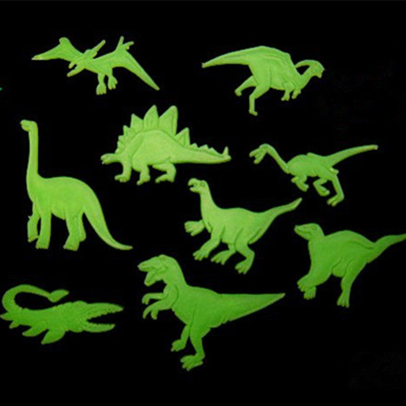 Stickers dinosauro fluorescenti 3D