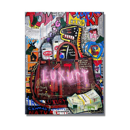 Poster Graffiti su strada