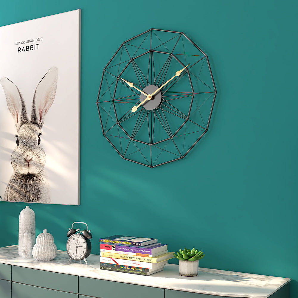 Orologio da parete Geometrico linee astratte