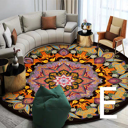 Tappeto mandala stile etnico