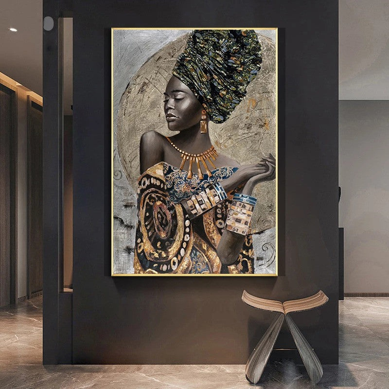 Quadro astratto ragazza