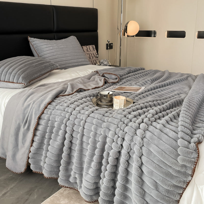 Coperta pile coniglio
