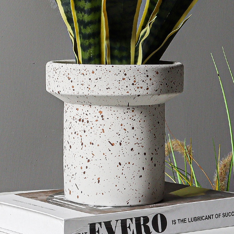 Vaso cemento nordico