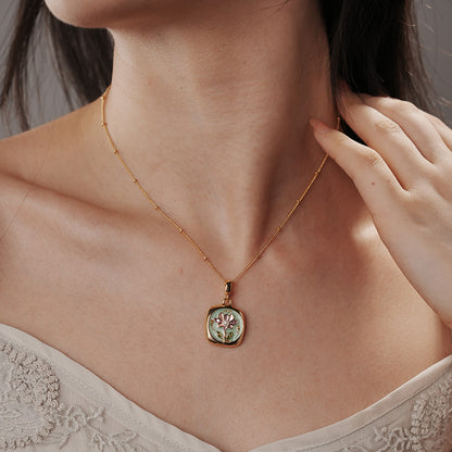 Collana Perla Giardino