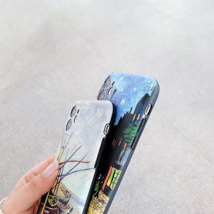 Custodia telefono effetto dipinto