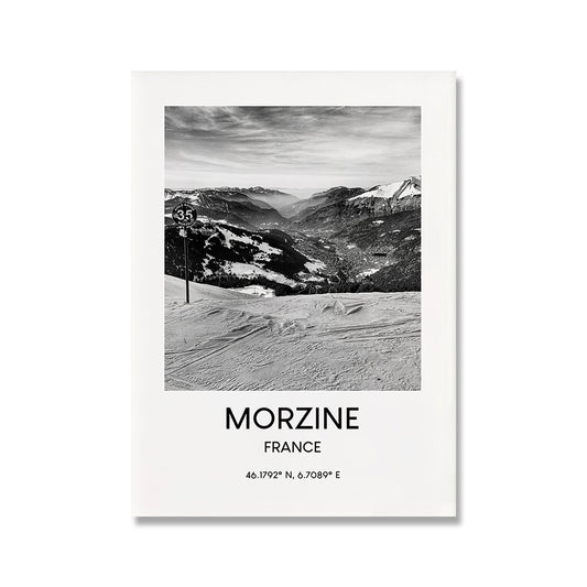 Quadro su tela Monte Everest e monastero