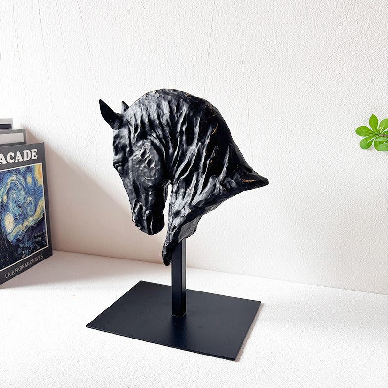 Decorazione cavallo nero