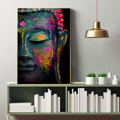 Quadro Buddha astratto