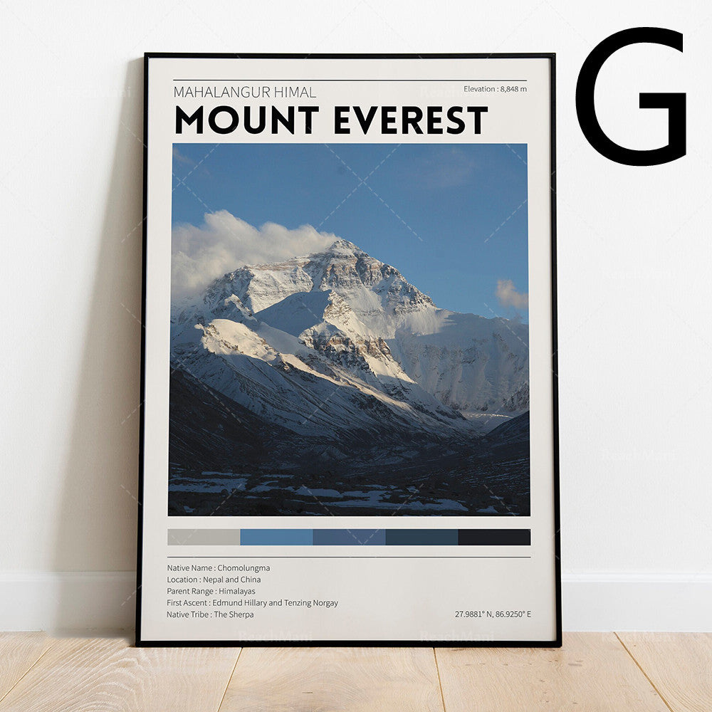 Quadro cima alpina
